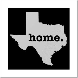 Texas Home (Dark) Posters and Art